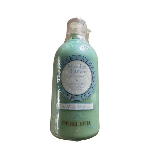 PERLIER White Musk Moisturizing Body Milk 16.9 FL OZ JUMBO SIZE ~ SEALED NEW - Picture 1 of 5